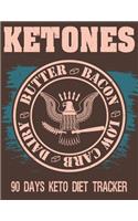 Ketones Butter Bacon Low Carb Dairy - 90 Days Keto Diet Tracker