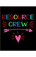 Resource Crew: Teacher Appreciation Notebook Or Journal