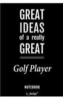 Notebook for Golf Players / Golf Player
