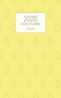 2020 Weekly Planner Hamster: Dated With To Do Notes And Inspirational Quotes - Cute Dwarf Hamster
