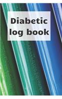 Diabetic Log Book: Blood sugar notebook, journal record, diabetic organiser, Glucose Tracker
