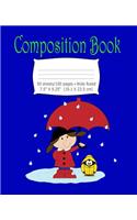 Composition Book, Wide Ruled, 7.5