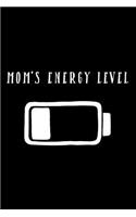 Mom's Energy Level: Cornell Notes Notebook - New Mom Gift - For Writers, Students - Homeschool