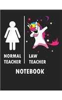 Normal Teacher Law Teacher Notebook