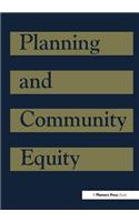 Planning and Community Equity