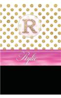 Rylie: Personalized Lined Journal Diary Notebook 150 Pages, 6 X 9 (15.24 X 22.86 CM), Durable Soft Cover