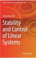 Stability and Control of Linear Systems