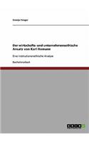 Der wirtschafts- und unternehmensethische Ansatz von Karl Homann