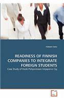 Readiness of Finnish Companies to Integrate Foreign Students