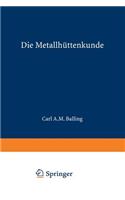 Die Metallhüttenkunde