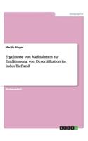 Ergebnisse von Maßnahmen zur Eindämmung von Desertifikation im Indus-Tiefland