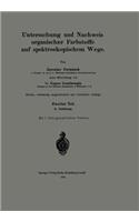 Untersuchung und Nachweis organischer Farbstoffe auf spektroskopischem Wege
