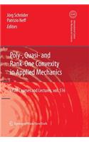 Poly-, Quasi- And Rank-One Convexity in Applied Mechanics