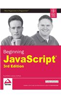 Beginning Javascript, 3Rd Ed: Cgi/Javascript/Perl/Vb Sc