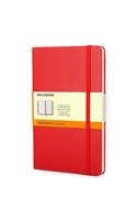 Moleskine Large Ruled Hardcover Notebook Scarlet Red
