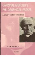 Cardinal Mercier's Philosophical Essays