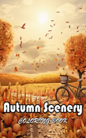 Autumn Scenery Coloring Book