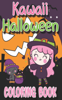 Kawaii Halloween Coloring Book