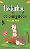 Hedgehog Coloring Book For Kids Ages 8-12