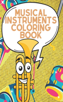Musical Instruments Coloring Book