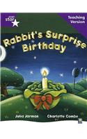 Rigby Star Guided Reading Purple Level: Rabbit's Surprise Birthday Teaching Version: (RIGBY STAR)