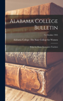 Alabama College Bulletin