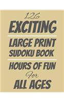 126 Exciting Large Print Sudoku Book