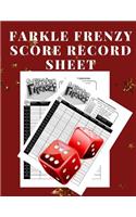 Farkle Frenzy Score Record Sheet