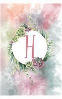 H: Customized 6x9 Inch Matte Softcover Paperback Notebook Journal With 120 Blank Lined Pages