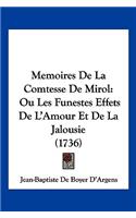 Memoires De La Comtesse De Mirol