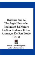 Discours Sur La Theologie Naturelle