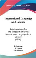 International Language And Science