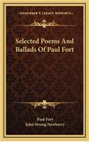 Selected Poems and Ballads of Paul Fort