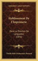 Etablissement De L'Imprimerie