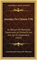 Annales De Chimie V96