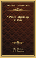 A Peke's Pilgrimage (1920)