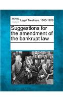 Suggestions for the Amendment of the Bankrupt Law