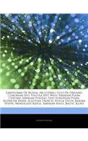 Articles on Landforms of Russia, Including: Gulf of Finland, Curonian Spit, Vistula Spit, West Siberian Plain, Central Siberian Plateau, East European