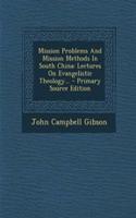 Mission Problems and Mission Methods in South China