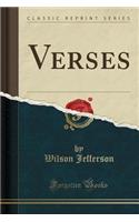 Verses (Classic Reprint)