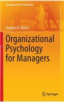 Organizational Psychology for Managers