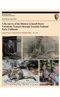 Re-survey of the Historic Grinnell-Storer Vertebrate Transect through Yosemite National Park, California