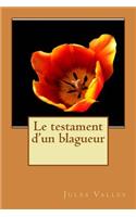 Le testament d'un blagueur: (French)