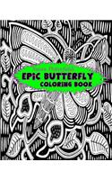 Epic Butterfly Coloring Book