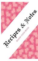 Blank Cookbook Recipes & Notes
