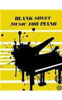 Blank Sheet Music For Piano