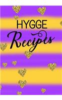 Hygge Recipes: Blank Recipe Cookbook Journal V2
