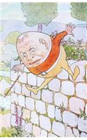 Humpty Dumpty Mother Goose Wide Rule Journal Diary