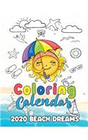 Coloring Calendar 2020 Beach Dreams