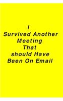 I Survived Another Meeting that Should Have Been an Email